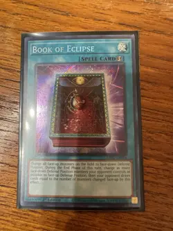 Book of Eclipse RA02-EN054 Secret Rare Card English Yugioh Official - Image 1