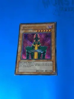 YUGIOH Secret Rare Jinzo PSV-000 PLAYED - Image 1