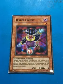 YUGIOH Super Rare Jester Confit ANPR-EN009 PLAYED - Image 1