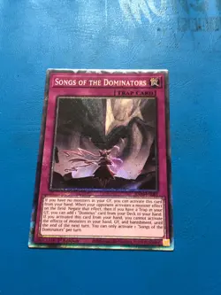 YUGIOH Collector's Rare Songs Of The Dominators RA05-EN081 1st Edition - Image 1