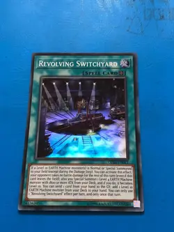 YUGIOH Super Rare Revolving Switchyard OP10-EN011 - Image 1