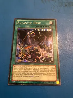 YUGIOH Secret Rare Advanced Dark REDU-EN094 1st Edition PLAYED - Image 1