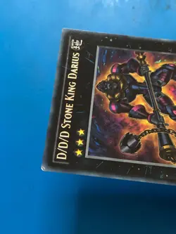 YUGIOH Rare D/D/D Stone King Darius MACR-EN045 1st Edition PLAYED - Image 3