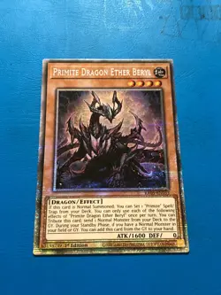 YUGIOH Starlight Rare Primite Dragon Ether Beryl RA05-EN033 1st Edition - Image 1