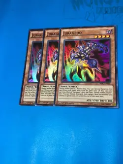 YUGIOH 3x Super Rare Juragedo DPBC-EN002 - Image 1