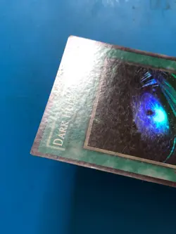 YUGIOH Super Rare Dark Hole LOB-E041 PLAYED - Image 3