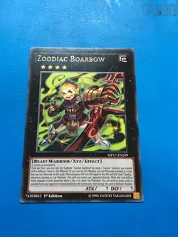 YUGIOH Rare Zoodiac Boarbow MP17-EN209 1st Edition - Image 1