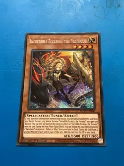 YUGIOH Ultra Rare Incredible Ecclesia, The Virtuous MAMA-EN059 1st Edition - Image 1