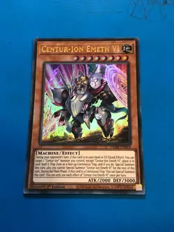 YUGIOH Ultra Rare Centur-Ion Emeth VI VASM-EN018 1st Edition - Image 1
