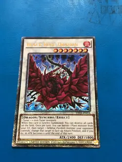 YUGIOH Quarter Century Rare Black Rose Dragon TN23-EN014 - Image 1