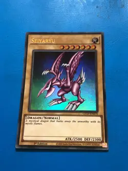 YUGIOH Ultra Rare Seiyaryu GFTP-EN070 1st Edition - Image 1