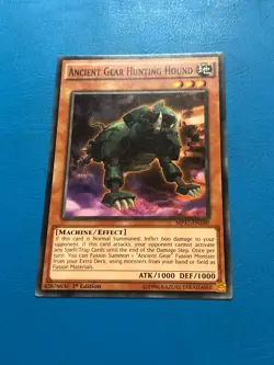 YUGIOH Common Ancient Gear Hunting Hound MP17-EN180 1st Edition - Image 1