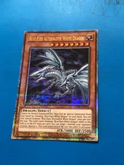 YUGIOH Quarter Century Rare Blue-Eyes Alternative Dragon RA02-EN010 1st Edition - Image 1