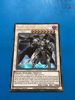 YUGIOH Ultra Rare Chaos Archfiend PHHY-EN039 1st Edition - Image 1