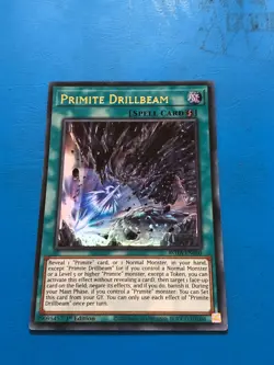 YUGIOH Ultra Rare Primite Drillbeam ROTA-EN060 1st Edition - Image 1