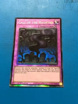YUGIOH Ultimate Rare Call Of The Haunted RA05-EN076 1st Edition - Image 1