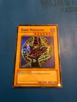 YUGIOH Super Rare Dark Magician SYE-001 - Image 1