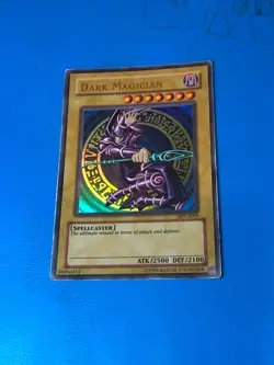 YUGIOH Ultra Rare Dark Magician SDY-E005 PLAYED - Image 1