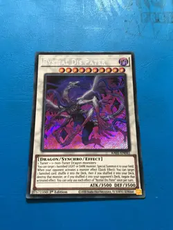 YUGIOH Secret Rare Bystial Dis Pater RA05-EN041 1st Edition - Image 1