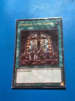YUGIOH Ultra Rare Offerings To The Doomed LART-EN017 SEALED - Image 1