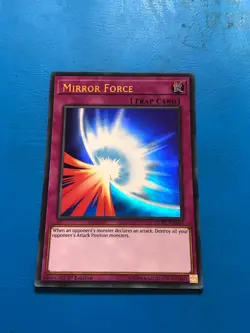YUGIOH Ultra Rare Mirror Force LCKC-EN053 1st Edition - Image 1