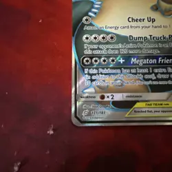 Pokemon TCG - Eevee & Snorlax GX -Sun & Moon Team Up Full Art Ultra Rare 171/181 - Image 2