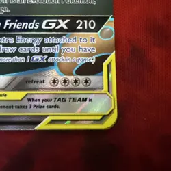 Pokemon TCG - Eevee & Snorlax GX -Sun & Moon Team Up Full Art Ultra Rare 171/181 - Image 3