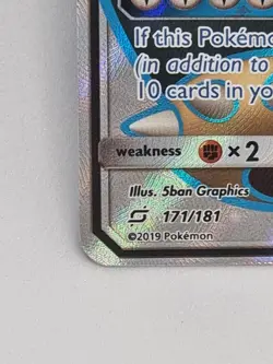 Pokemon TCG - Eevee & Snorlax GX -Sun & Moon Team Up Full Art Ultra Rare 171/181 - Image 5