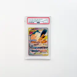 Pokemon TCG 2018 - 297/SM-P Eevee & Snorlax GX / Promo Tag Bolt / PSA 10 GEM MT - Image 1