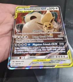 Eevee & Snorlax GX 120/181 - Tag Team Up Pokemon TCG Sun And Moon - Image 2