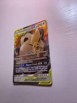 Pokemon Eevee Snorlax GX TCG Card 120/181 Sun and Moon Team Up Tag Team - Image 3
