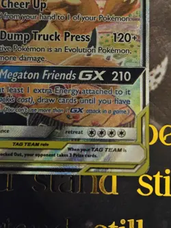 Pokemon TCG - Eevee Snorlax Tag Team GX SM 169 - Black Star Promo - Team Up - Image 4