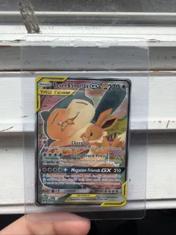 Pokemon Eevee & Snorlax GX Team Up TCG SM169 - Image 1
