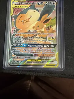Pokemon TCG Eevee & Snorlax GX SM169 Tag Team Sun & Moon MINT - Image 2