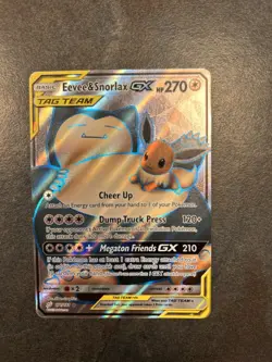 Eevee & Snorlax GX - 171/181 - Team Up - full art - Pokemon TCG - Image 1