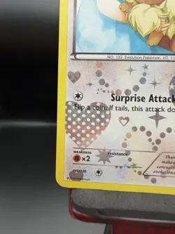 Eevee RC14/RC25 Holo UC Legendary Treasures: Radiant Collection Pokemon LP - Image 5