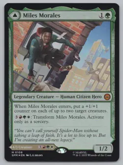 MTG - FOIL Miles Morales - Marvel's Spider-Man (SPM) -F672 - Image 1