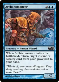 Archaeomancer - Medium Play MTG Magic 2013 Core Set - Image 1