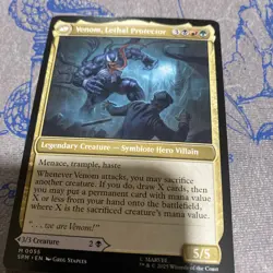 MTG Eddie Brock Venom, Lethal Protector, NM-Mint, English Marvel's Spider-Man - Image 2