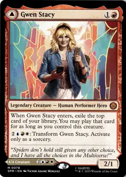 NM/M - Gwen Stacy/Ghost-Spider - M 0078 MTG Marvel's Spider-Man - Image 1