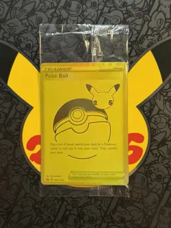 Pokemon Gold Pokeball SWSH146 Celebrations 25th Anniversary Promo - Image 3