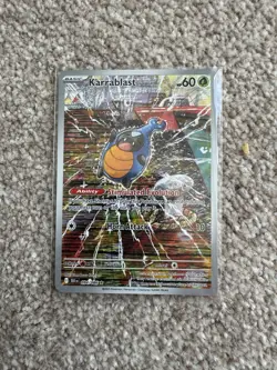 Pokemon TCG Karrablast Holo Black Bolt 094/086 Sv: Black Bolt Illustration Rare - Image 1