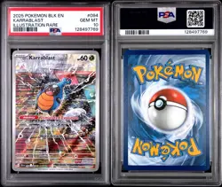 Pokemon TCG Karrablast Holo Illustration Rare Black Bolt 094/086 PSA 10 - Image 3