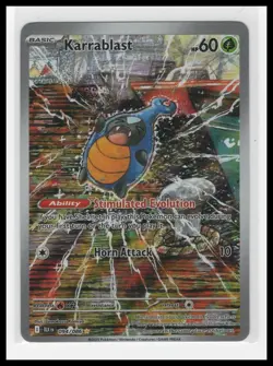 Pokemon TCG #094/086 Karrablast Illustration Rare Holo Black Bolt English NM-MT - Image 1
