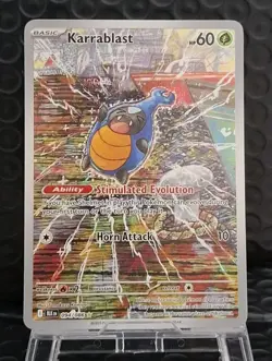 Karrablast - 094/086 - Illustration Rare - Black Bolt - Pokemon Card TCG - Image 1