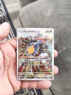 Pokemon TCG Karrablast 094/086 Illustration Rare – Black Bolt – NM - Image 1