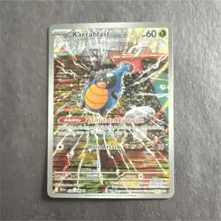 Pokemon TCG Karrablast Illustration Rare Full Art Holo Sv: Black Bolt #094/086 - Image 1