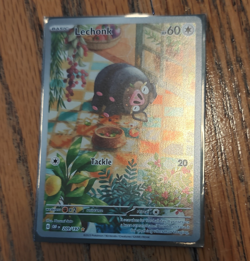 Pokemon TCG Lechonk 209/197 SV03 Obsidian Flames Illustration Rare Holo English - Image 1