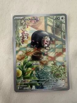 Lechonk 209/197 SV03: Obsidian Flames Holo Illustration Rare Pokemon TCG - Image 1