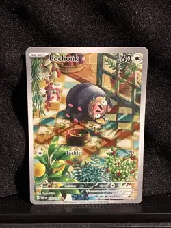 LECHONK 209/197 ILLUSTRATION RARE OBSIDIAN FLAMES POKEMON NM | a45 - Image 1